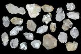 Flat: Clear Quartz Crystals (Morocco) - Pieces #82338-1
